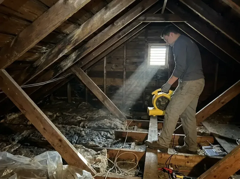 attic-water-damage-drying-proc-007 — frequently asked questions, Emergency Water Extraction & 24/7 Flood Response in Yanceyv…